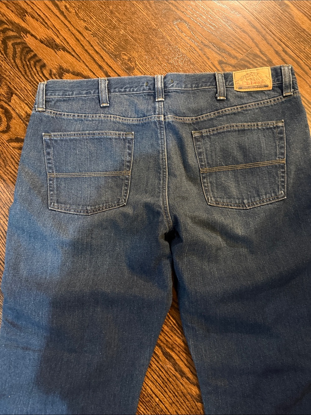L.L.Bean Men's Double L Flannel-Lined Jeans